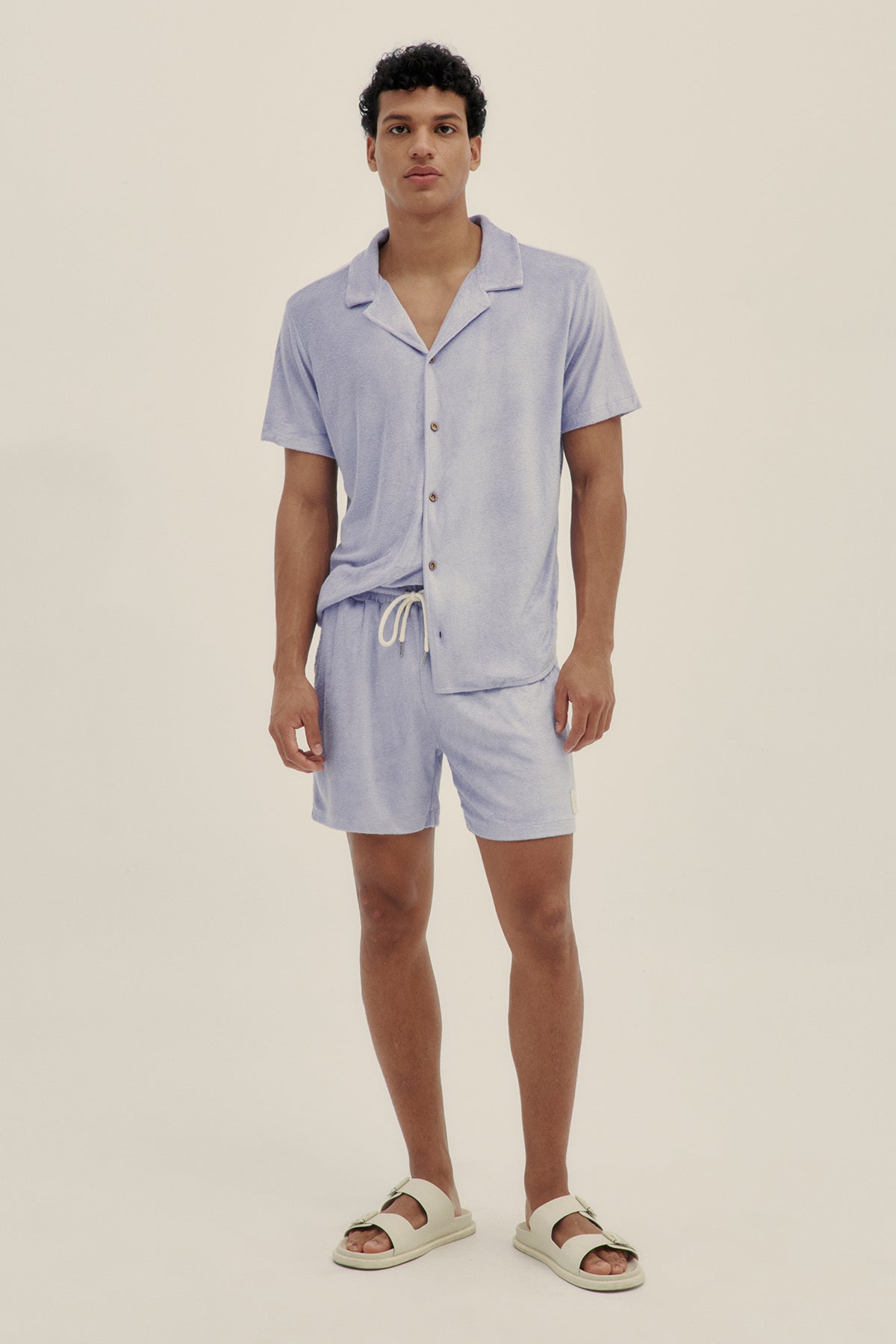Short Terry Lavanda - Polonio