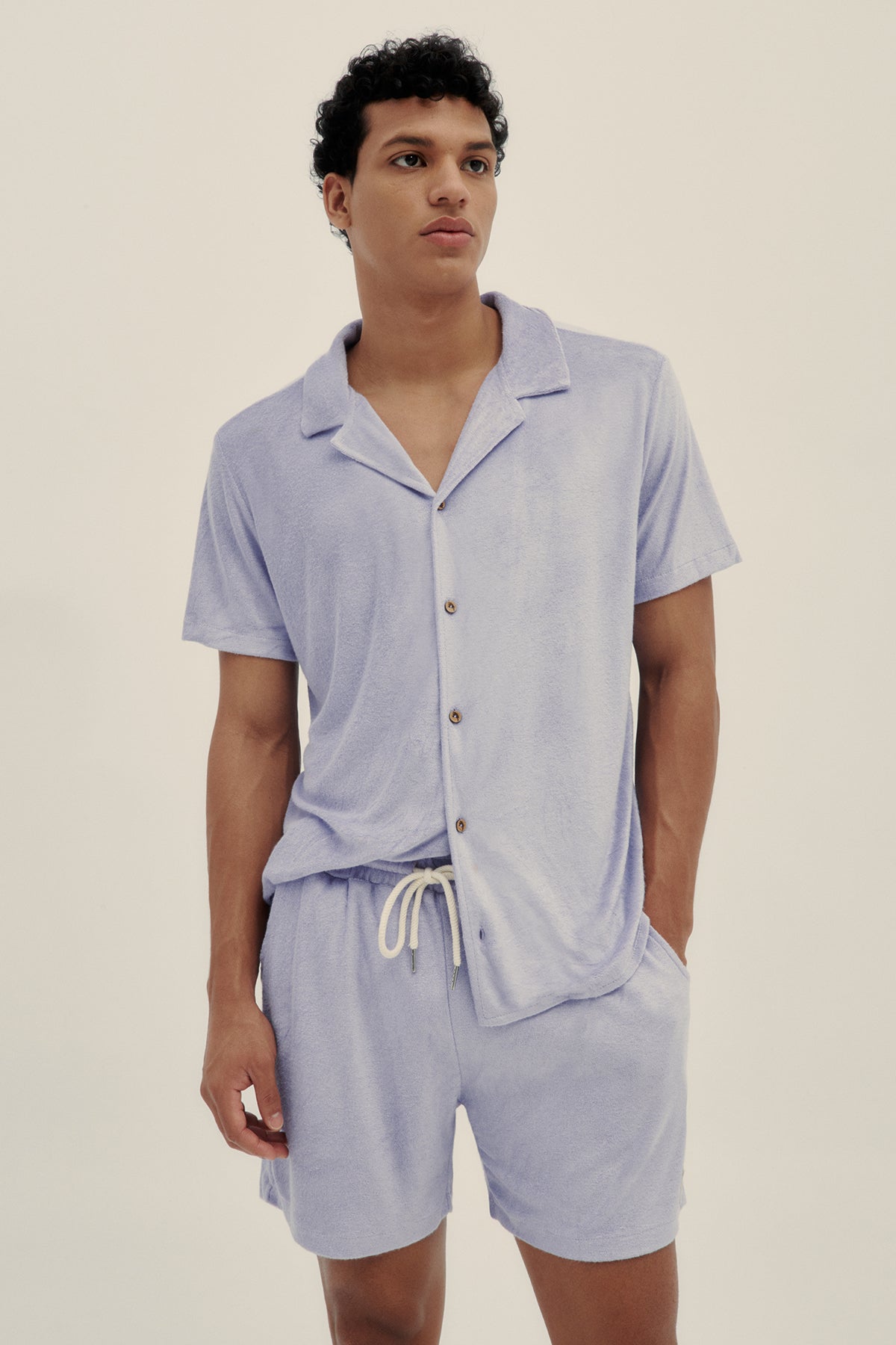 Short Terry Lavanda - Polonio