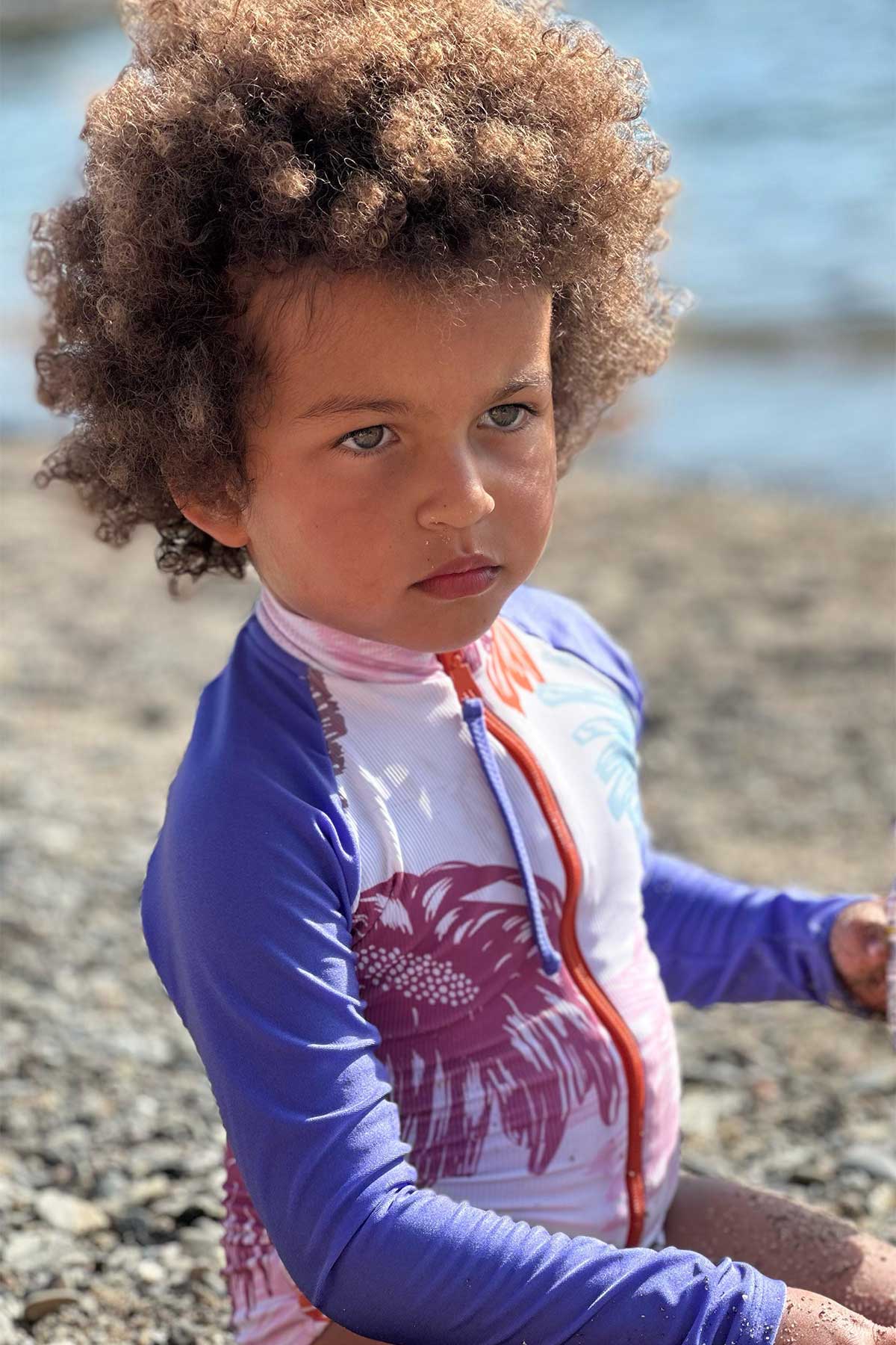 Bañador Little Surfer Jelly White - Polonio