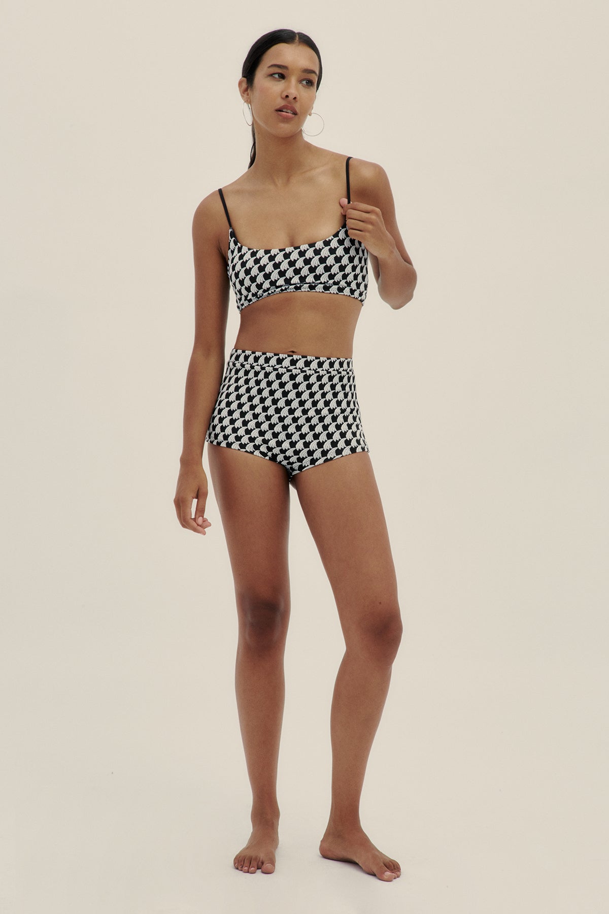 Top Bikini Sol Jacquard - Polonio