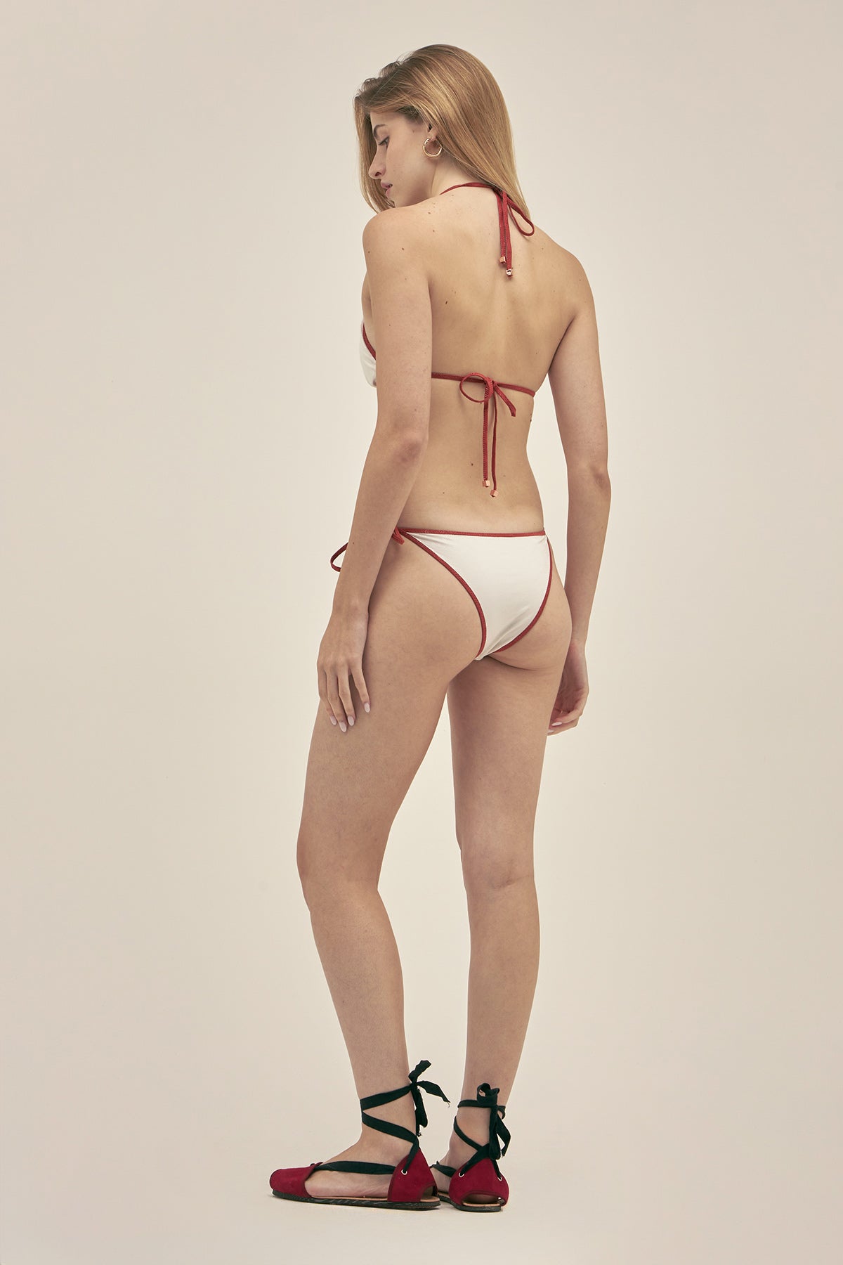 Top Bikini Vale Reversible Snake Clay - Polonio